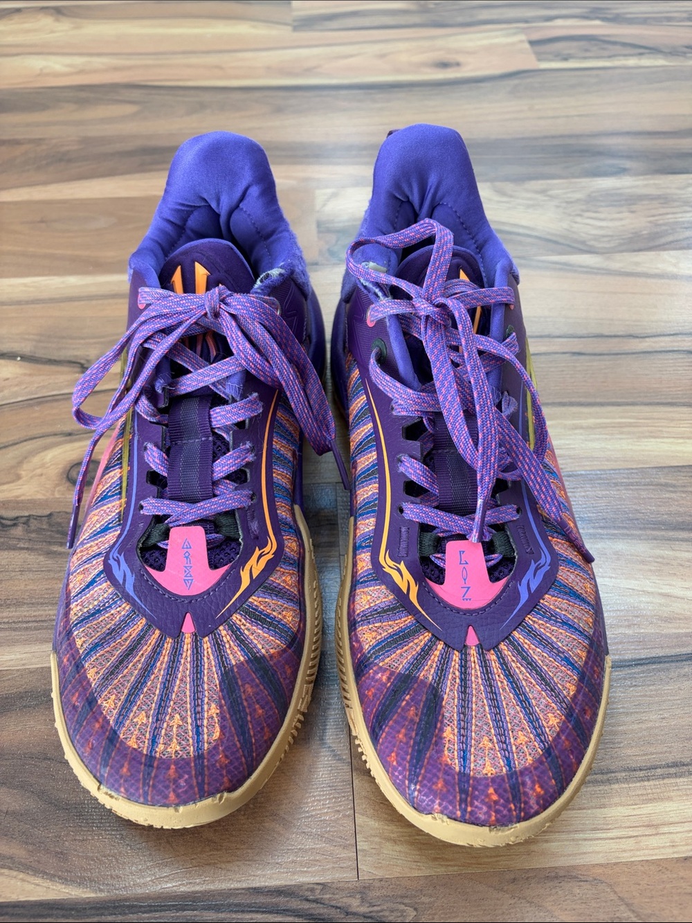 Anta Kai 1 Speed Twin Flame Mens 8 Purple Basketball Shoes